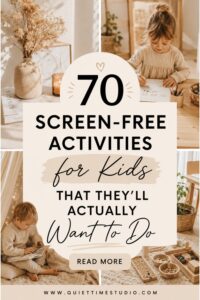 70 screen free ideas for kids