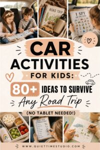 80 car activities for kids ideas to survive any road trip no tablet needed