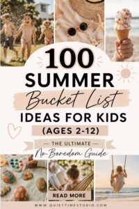 100 summer bucket list ideas for kids ages 2-12