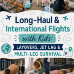 Long-Haul & International Flights with Kids: Layovers, Jet Lag & Multi-Leg Survival long haul International Flights With Kids Layovers Jet lag multi leg survival
