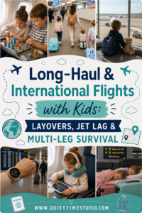 long haul International Flights With Kids Layovers Jet lag multi leg survival