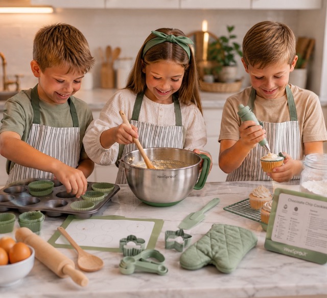 screen free activities baking cooking for kids