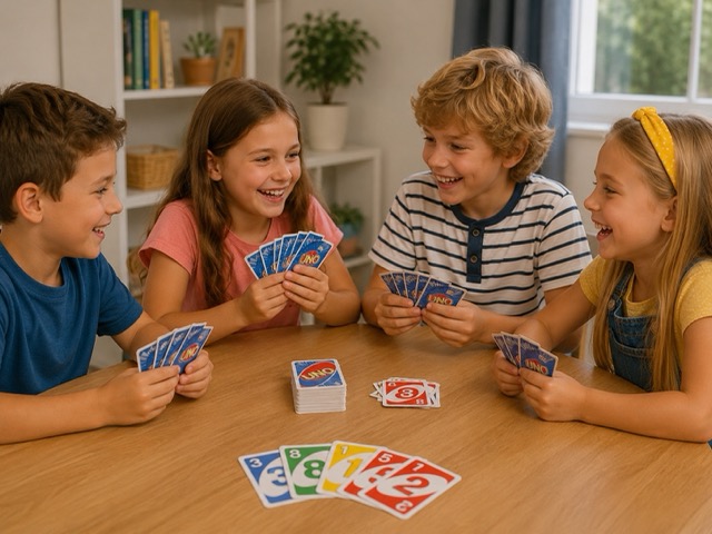 screen free activities for kids uno cards
