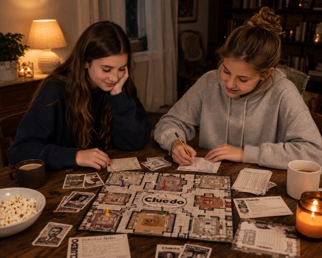 screen free activities for teens cluedo