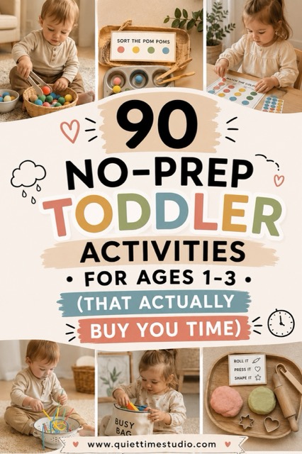90 no prep toddler activities that actually buy you time