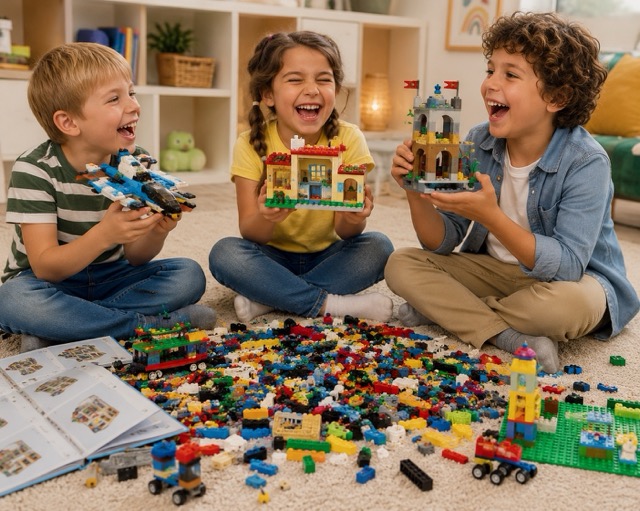 screen free activities for kids rainy days lego