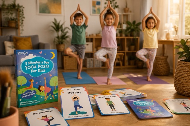 screen free activities for teens rainy days yoga cards for kids