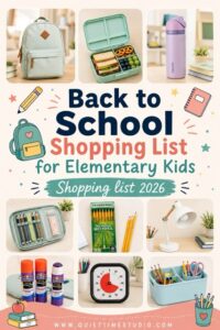 back to school shopping list for kids elementary shopping list